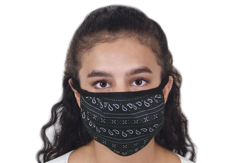 Printed Fabric Face Mask - Image 3