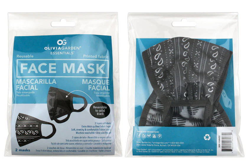 Printed Fabric Face Mask - Image 6