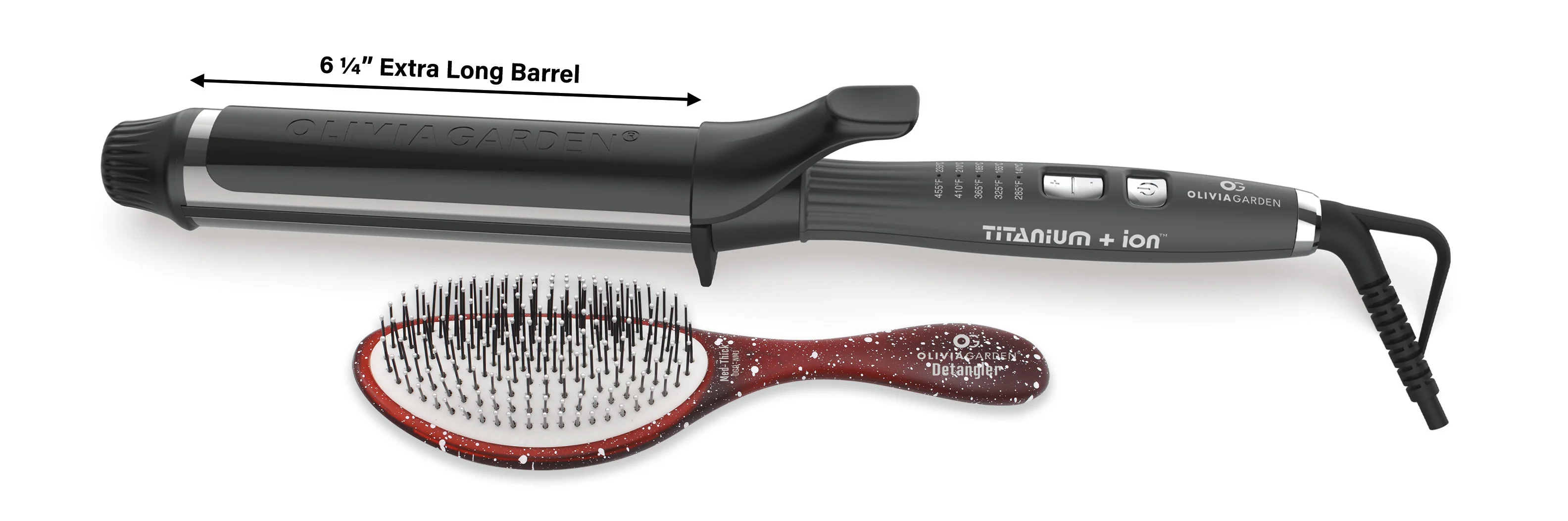 Titanium + ion Curling Iron<br> with FREE GIFT - Image 4