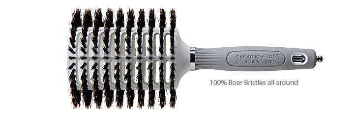 Ceramic + ion<br>Turbo Vent Oval Twin & 100% Boar - Image 3